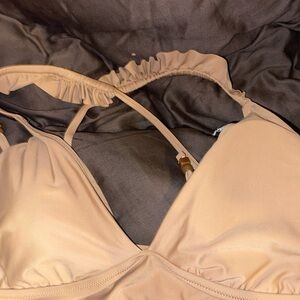 Elegant Tan Women's bikini top